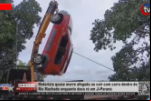 Motorista quase morre afogada ao cair com carro dentro do Rio Machado enquanto dava ré em Ji–Paraná – Vídeo