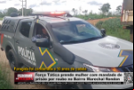 Força Tática prende mulher com mandado de prisão por roubo no Bairro Marechal Rondon – Vídeo