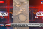 Moradora da Rua Vilhena do Bairro BNH faz reclamação sobre vazamento de água no local – Vídeo