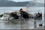 Avião que explodiu em Ubatuba saiu de Goiás – tinha 3 adultos e 2 crianças a bordo