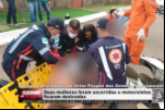 Colisão entre motos no Setor Parque das Gemas em Ariquemes: Duas mulheres foram socorridas e motocicletas ficaram destruídas – Vídeo