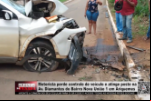 Motorista perde controle de veículo e atinge poste na Av. Diamantes do Bairro Nova União 1 em Ariquemes – Vídeo