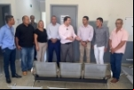 Deputado Alex Redano vistoria obra concluída na UBS do distrito de Estela Azul, em Machadinho