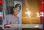 Veículo é incendiado com vítima carbonizada no bagageiro em Vilhena – Corpo carbonizado pode ser de metalúrgico – Vídeo