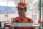 Entrevista com CAP BM Rosset: Informações e orientações sobre o número de emergência 193 em Ariquemes – Vídeo