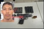 BPTAR prende ex–presidiário com pistola furtada de loja de caça e pesca em Porto Velho