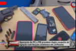 Operação da PC e PM prendem dupla suspeita de ligação com facção criminosa em Ji–Paraná – Vídeo