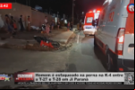 Homem é esfaqueado na perna na K–4 entre a T–27 e T–28 em Ji–Paraná – Vídeo