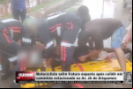 Motociclista sofre fratura exposta após colidir em caminhão estacionado na Av. JK de Ariquemes – Vídeo