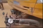 SAMU é acionado no Distrito Bom Futuro para socorrer vítima de colisão entre ônibus e motocicleta – Vídeo