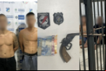 NO TRIÂNGULO: Foragidos do 603 e apenado são presos com arma durante ação da PP e PM em Porto Velho