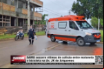 SAMU socorre vítimas de colisão entre motoneta e bicicleta na Av. JK de Ariquemes – Vídeo