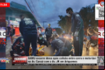 SAMU socorre idosa após colisão entre carro e moto táxi na Av. Canaã com a Av. JK em Ariquemes – Vídeo