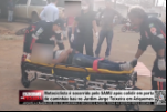 Motociclista é socorrido pelo SAMU após colidir em porta de caminhão baú no Jardim Jorge Teixeira – Vídeo