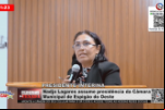 PRESIDENTE INTERINA: Nadja Lagares assume presidência da Câmara Municipal de Espigão do Oeste – Vídeo