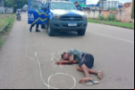 URGENTE: Homem é encontrado caido com as mãos cortadas no meio da rua em Porto Velho