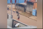 SURRA DE POPULARES: Jovem tenta roubar idosa e acaba apanhando de populares em Cacoal – Vídeo