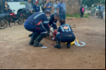 Motociclista fica inconsciente após gravíssimo acidente na Zona Leste de Porto Velho