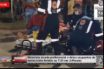 Motorista invade preferencial e deixa ocupantes de motocicleta feridos na T– 24 em Ji–Paraná – Vídeo