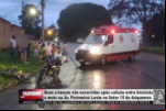 Duas crianças são socorridas após colisão entre bicicleta e moto na Av. Perimetral Leste no Setor 10 de Ariquemes – Vídeo