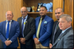 Deputado Coronel Chrisóstomo recebe autoridades de Theobroma e representantes da educação em Brasília