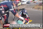 Mulher é socorrida após colisão de carro e bicicleta na Rua Rio Grande do Sul no Setor 5 em Ariquemes – LIVE: ESTAMOS NO AR! PROGRAMA BRONCA DA PESADA