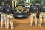 PRF apreende carregamento de drogas em ônibus em Guajará–Mirim