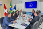 Governador Marcos Rocha fortalece parcerias internacionais durante visita de delegação suíça a Rondônia