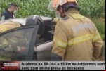 Acidente na BR–364 a 10 km de Ariquemes sentido Jaru com vitima presa às ferragens – Vídeo