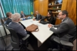 Coronel Chrisóstomo recebe representantes do Ministério Público de Rondônia e reforça parceria institucional em defesa da população