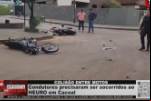 Condutores precisaram ser socorridos ao HEURO em Cacoal – Vídeo