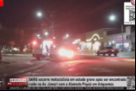SAMU socorre motociclista em estado grave após ser encontrada caída na Av. Jamari com a Al. Piquiá em Ariquemes – Vídeo