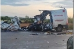 Acidente entre ambulância e carreta deixa quatro mortos na BR–364 – VÍDEO