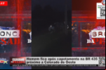 Homem fica após capotamento na BR 435 próximo a Colorado do Oeste – Vídeo