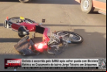 Ciclista é socorrida pelo SAMU após sofrer queda com Bicicleta Elétrica no Cruzamento do bairro Jorge Teixeira em Ariquemes – Vídeo
