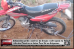 Motociclista perde o controle da direção e sofre queda na Linha dos Pioneiros no bairro Zona Sul em Ariquemes – Vídeo