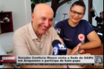 Senador Confúcio Moura visita a Sede do SAMU em Ariquemes e participa de bate–papo – Vídeo