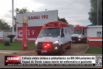 Colisão entre ônibus e ambulância na BR–364 próximo de Itapuã do Oeste causa morte de enfermeira e paciente – Vídeo