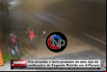 Trio arromba e furta produtos de uma loja de confecções do Segundo Distrito em Ji–Paraná – Vídeo