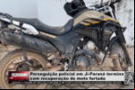 Perseguição policial em Ji–Paraná termina com recuperação de moto furtada – Vídeo