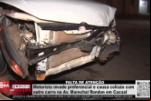 Motorista invade preferencial e causa colisão com outro carro na Av. Marechal Rondon em Cacoal – Vídeo