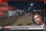 Técnico em eletrônica é executado a tiros por casal em Porto Velho – Vídeo
