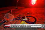 Ciclista idoso é atropelado por caminhonete após motorista ser ofuscado por farol alto em Ji–Paraná – Vídeo
