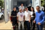 Deputado Pedro Fernandes entrega nova ambulância para reforçar a saúde em Alto Paraíso