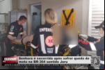 Senhora é socorrida após sofrer queda de moto na BR 364 sentido Jaru – Vídeo