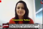 Entrevista Thassiane Telles – IFRO Ariquemes está com inscrições abertas para Pós–Graduações, 100% remota e gratuitas – Vídeo