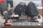 Polícia Civil 1° DP recupera objetos de furto e apreende menor no Bairro Apoio Social